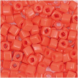 Rico Design itoshii cube Perlen 3x3mm 6g orange opak