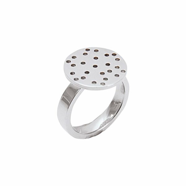 Rico Design Ring mit Sieb Edelstahl 16mm
