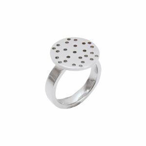 Rico Design Ring mit Sieb Edelstahl 21mm