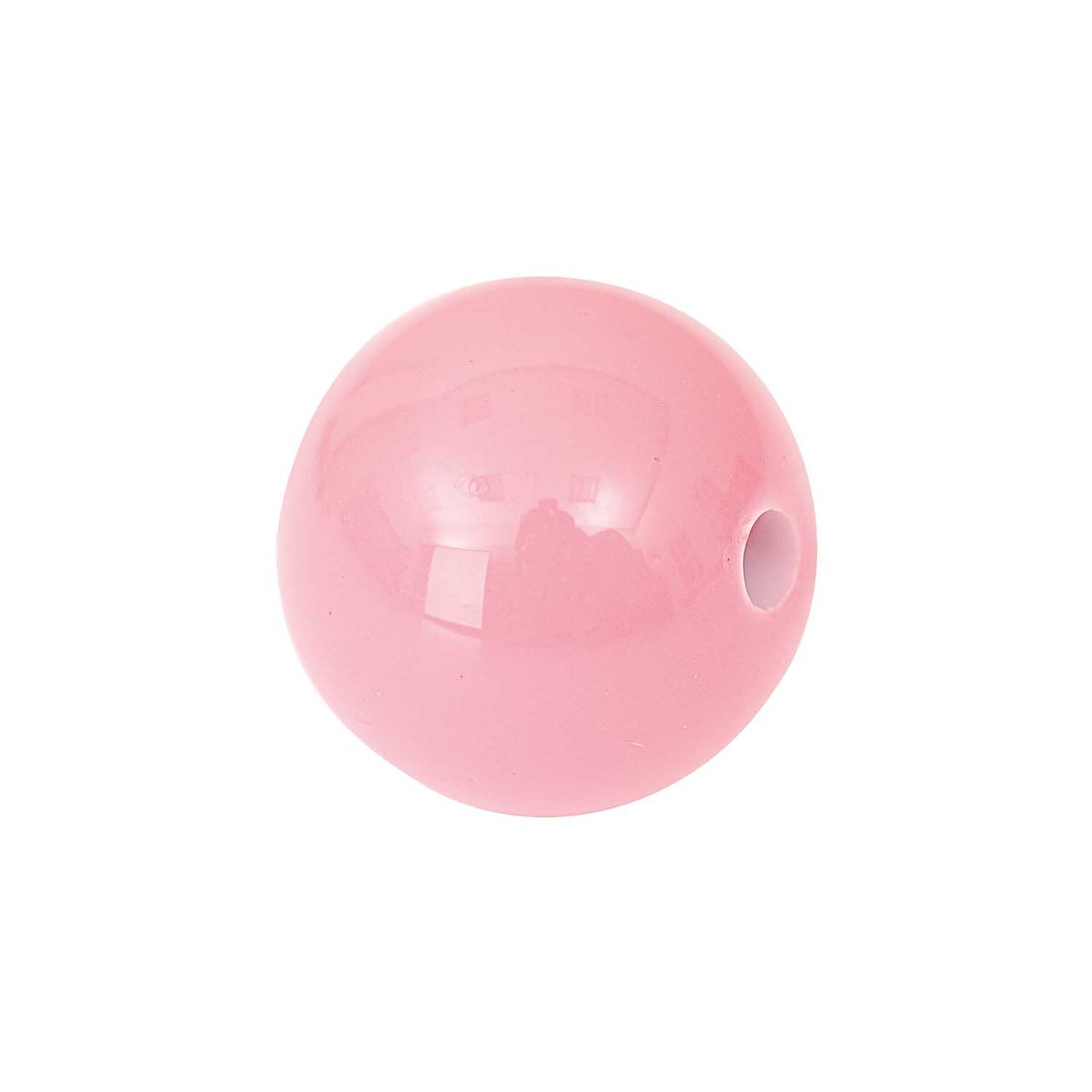 Rico Design Acrylkugel 16mm 6 Stück rosa