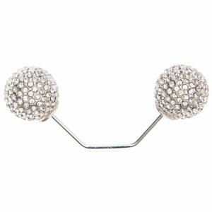 Jewellery Made by Me Zwei-Perlen-Pin strass 65mm 1 Stück