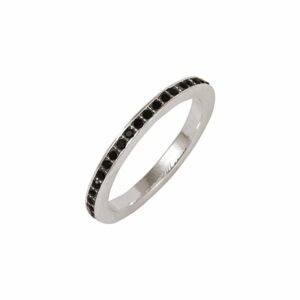 Rico Design Ring Strass schwarz 16mm 18 mm