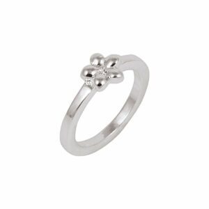 Rico Design Ring mit Blume 16mm 17 mm