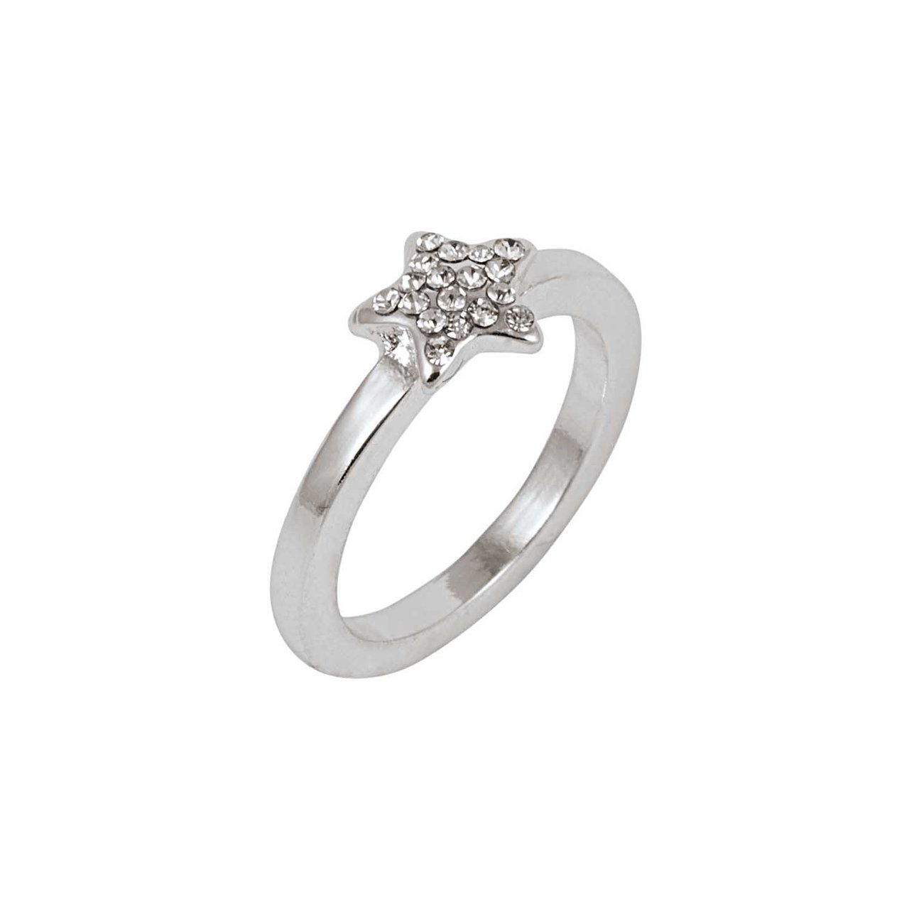 Rico Design Ring mit Stern Strass 16mm 19 mm