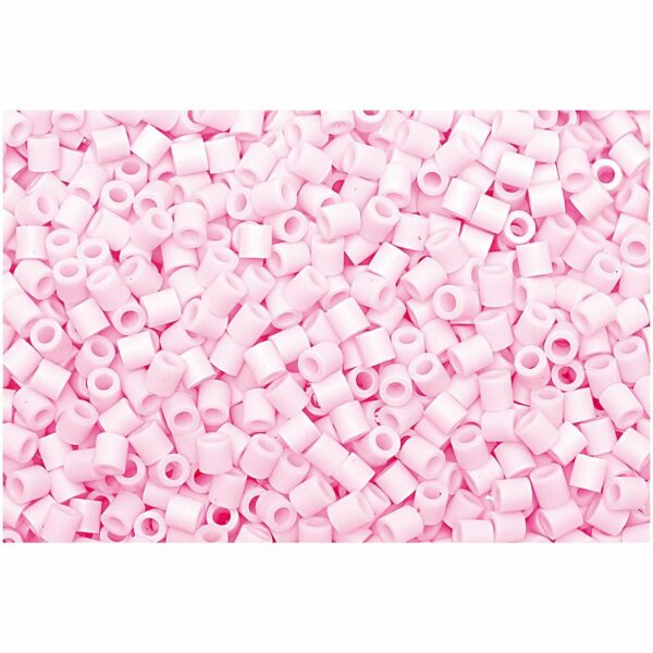 Rico Design Bügelperlen 5x5mm ca. 1000 Stück rosa
