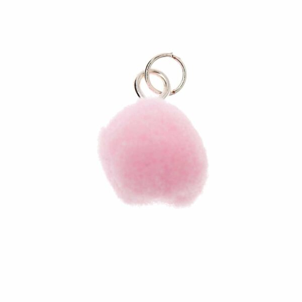 Mix it Up - Jewellery Mini-Pompon 12mm silber-rosa