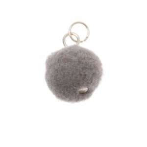 Mix it Up - Jewellery Mini-Pompon 12mm silber-grau