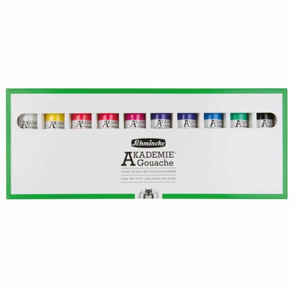 Schmincke Akademie Gouache Kartonset 10x60ml