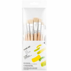 Rico Design Pinsel Hobby Borsten Set 8teilig