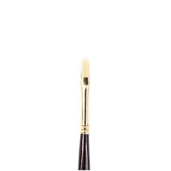 Rico Design Fine Art Öl Borste Ergonomic flach kurzer Stiel Gr. 6