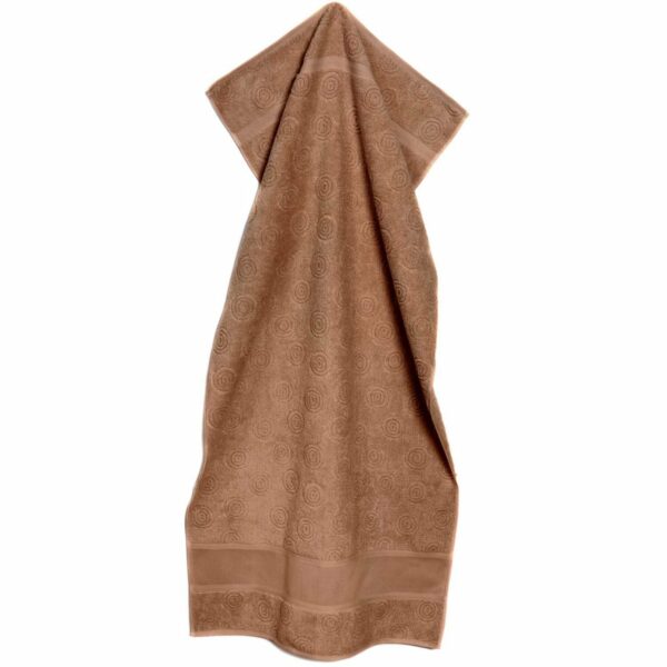 Rico Design Duschtuch Kreise 70x140cm schoko