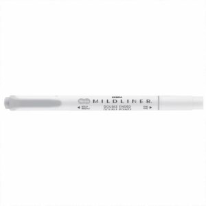 ZEBRA Mildliner Textmarker mit 2 Spitzen grau