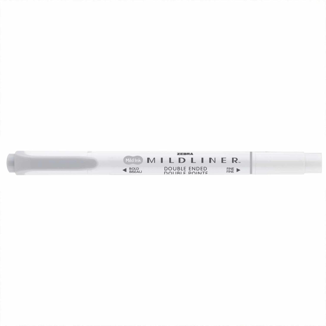 ZEBRA Mildliner Textmarker mit 2 Spitzen grau