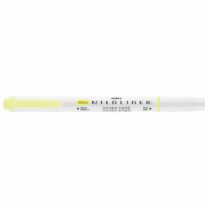 ZEBRA Mildliner Textmarker mit 2 Spitzen gelb