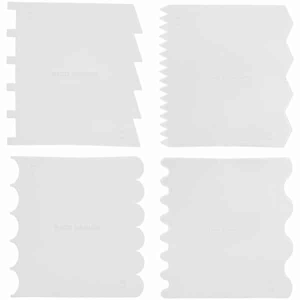 Rico Design Effektspachtel Set grob 4 Stück