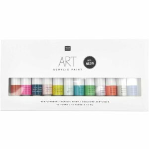 Rico Design ART Künstler Acrylfarben-Set Fashion 12x12ml