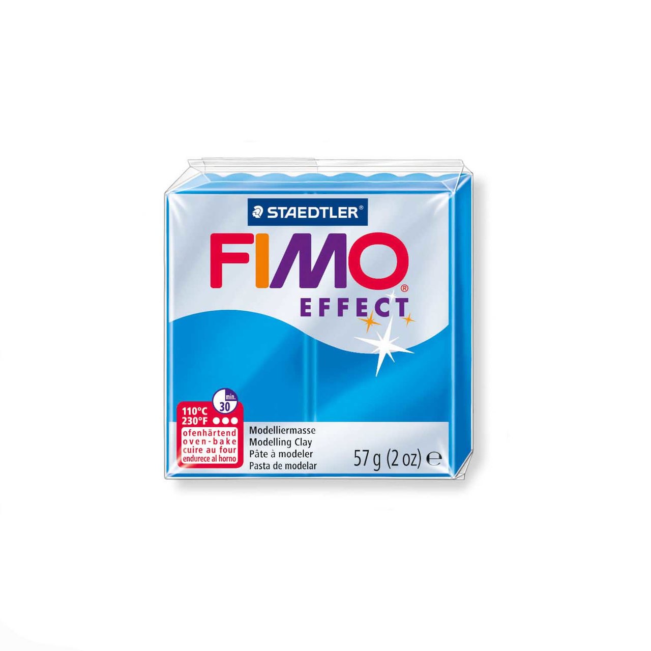 Staedtler FIMO effect 57g transparent blau