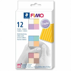 Staedtler FIMO soft pastell 12 Halbblöcke je 25g