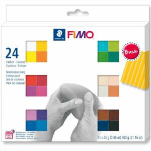 Staedtler FIMO soft Basic 24 Halbblöcke je 25g