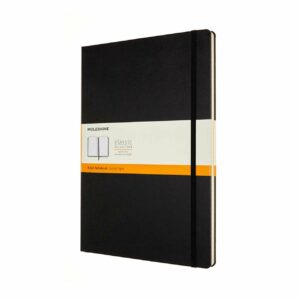 Moleskine Notizbuch liniert Hard Cover schwarz A4
