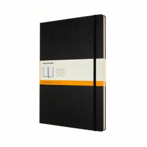 Moleskine Notizbuch liniert Hard Cover schwarz A4