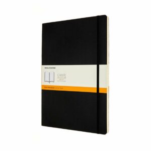 Moleskine Notizbuch liniert Soft Cover schwarz A4