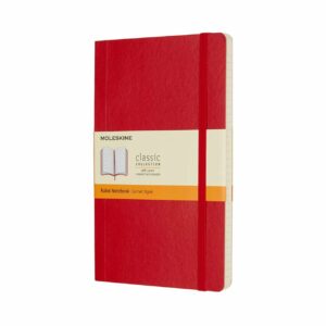 Moleskine Notizbuch liniert Soft Cover A5 scharlachrot