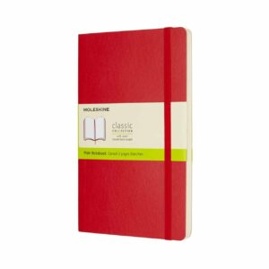 Moleskine Notizbuch blanko Soft Cover A5 scharlachrot