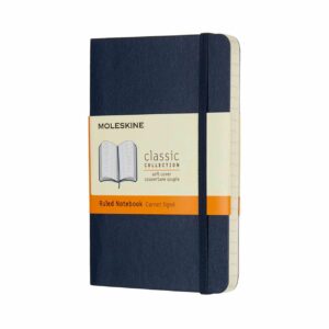 Moleskine Notizbuch liniert Soft Cover A6 saphir