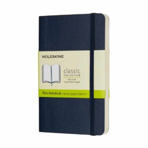 Moleskine Notizbuch blanko Soft Cover A6 saphir