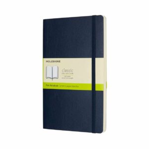 Moleskine Notizbuch blanko Soft Cover A5 saphir