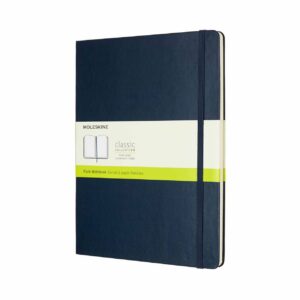 Moleskine Notizbuch XL blanko Hard Cover saphir