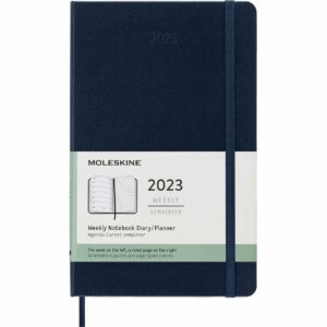 Moleskine Wochen-Notizkalender A5 Hard Cover saphir