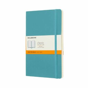 Moleskine Notizbuch liniert Soft Cover A5 riffblau