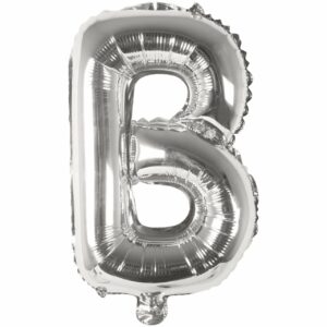 Rico Design Folienballon Buchstabe silber 36cm B