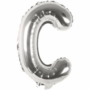 Rico Design Folienballon Buchstabe silber 36cm C