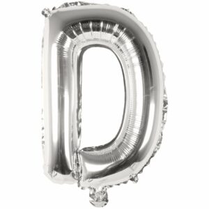 Rico Design Folienballon Buchstabe silber 36cm D