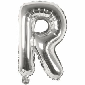 Rico Design Folienballon Buchstabe silber 36cm R