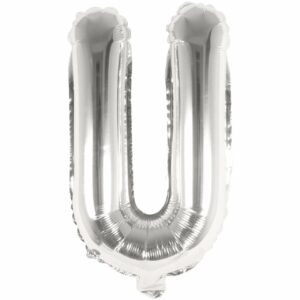 Rico Design Folienballon Buchstabe silber 36cm U
