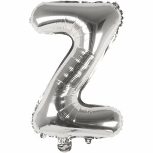 Rico Design Folienballon Buchstabe silber 36cm Z