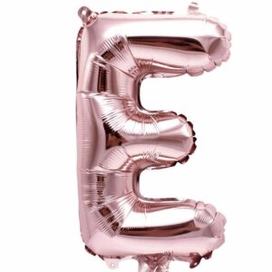 YEY! Let's Party Folienballon Buchstabe rosa 36cm E