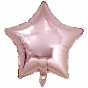 YEY! Let's Party Folienballon Stern 36cm rosa