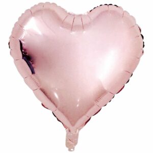 YEY! Let's Party Folienballon Herz 36cm rosa