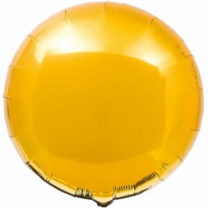 YEY! Let's Party Folienballon rund 86cm gold