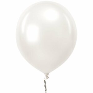 YEY! Let's Party Luftballon weiß 30cm 12 Stück