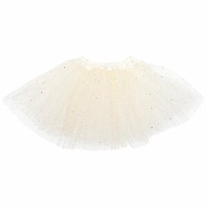 Rico Design Tutu mit Glitzer Größe 92/116 weiß