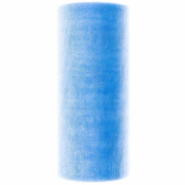 Dekostoff Organza 12cm 10m blau
