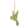 Fliegender Kolibri zum Hängen grün 12x8