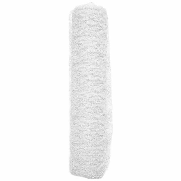 Spitze Blütendesign weiß 28cm 5m