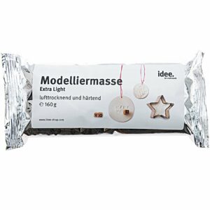 Modelliermasse extra leicht lufttrocknend weiß 160g